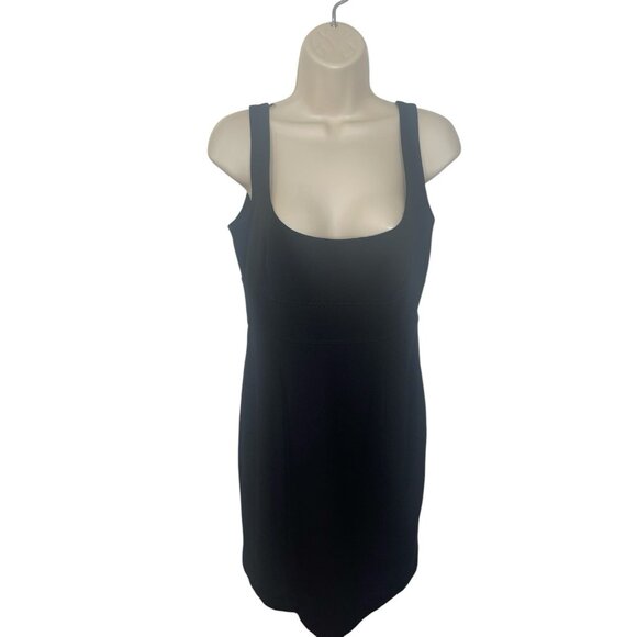 ELIE TAHARI Women's Size Medium Little Black Dress with Stitching Details - Picture 1 of 11